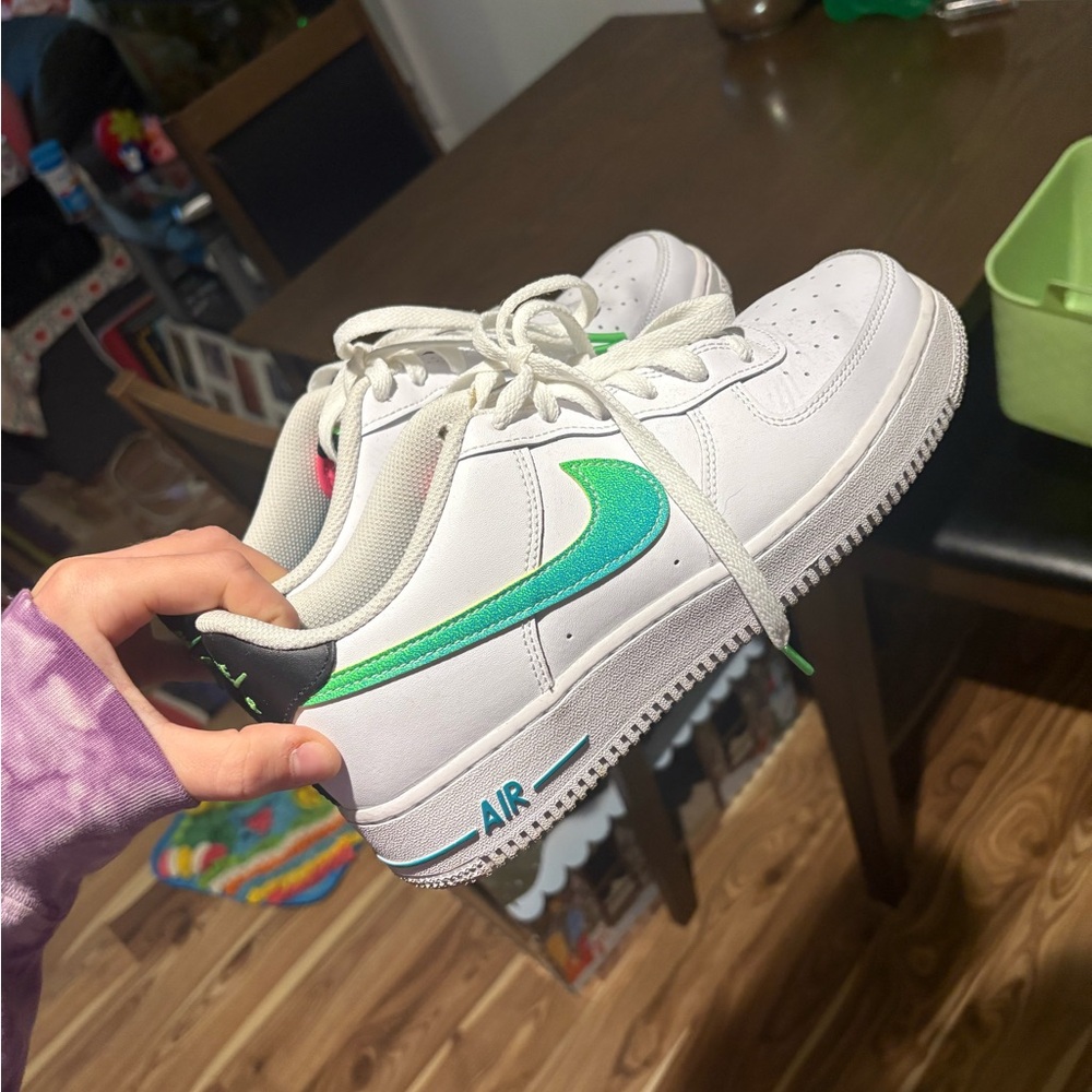 women’s neon nike air forces